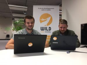 Image à la une de Damien et Jason, en formation numérique : « L’E2C nous ouvre les portes »