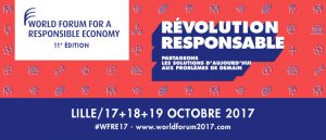 Image à la une de 17, 18 et 19 octobre 2017 – World Forum for a Responsible Economy à Lille