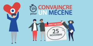 Image à la une de 25 novembre : 3 heures pour convaincre un mécène / après-midi de formation animée par l’AFF à destination des associations .