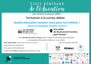 Image à la une de Soirée débat : Quelle éducation voulons-nous pour nos enfants – Vers le Haut – Idkids