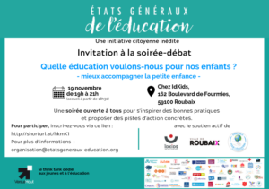 Image à la une de Soirée débat : Quelle éducation voulons-nous pour nos enfants – Vers le Haut – Idkids